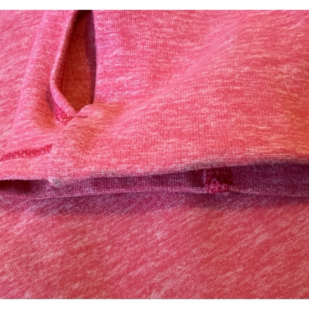 LULULEMON Think Fast Long Sleeve Pullover Shirt Pink Heathered Boom Juice Sz 12 - Picture 5 of 8